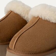 UGG Disquette Slipper Women Chestnut Suede Sheepskin Platform  1122550-CHE - 白色/棕色 - 查看 4