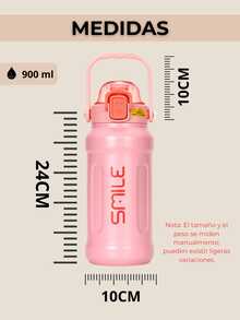 Termo Deportivo PYA-13, El termo perfecto para tu día a día 900 ml, Ideal para tu ida al gym, campamento, escuela o trabajo. - Verde - Ver 10