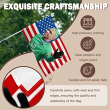 Football Star Kylian French Mbappe Flag Wall Hanging Banner USA Flag 3X5 Ft Funny Banner Polyester With Brass Grommets,Funny Flag Decorations,Flag For Room, Dorm, Outdoor - Pink - View 4