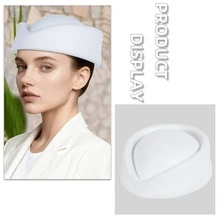 1pc Elegant Women's Felt Fedora Hat - Polyester Woven Lightweight Non-Stretch Hat, Suitable For New Year And Church Weddings - No Feathers, Hand Wash Or Dry Clean Only, Suitable For Daily Activities, Gatherings, Parties, Can Be Used As Holiday And Mother's Day Gifts, One Size Hair Sleep Cap - Other Colors for Style B - View 12