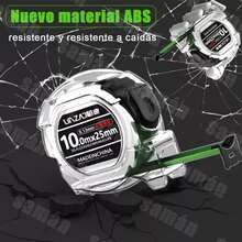 Cinta Metrica Flexometro Regla Retractil Fluorescente 10m,cinta métrica duradera y de alta precisión - A - Ver 3