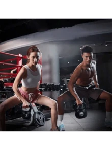 1 quả tạ Kettlebell 6kg/8kg/10kg/12kg, tay cầm chống trượt, thân thiện với sàn nhà, dụng cụ tập luyện sức mạnh tại phòng gym hoặc nhà, thiết bị thể dục bền bỉ giúp tăng sức mạnh, đốt mỡ, xây dựng cơ bắp, tiết kiệm không gian, phù hợp cho người mới bắt đầu, dụng cụ tập luyện đa năng tại nhà, dùng được cho cả nam và nữ. - Màu sắc ngẫu nhiên - Xem 4