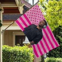 Football Star Kylian French Mbappe Flag Wall Hanging Banner USA Flag 3X5 Ft Funny Banner Polyester With Brass Grommets,Funny Flag Decorations,Flag For Room, Dorm, Outdoor - Pink - View 7