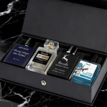 4 Pieces Men's Cologne Set | Luxury Collection Gift Set | Cupid Set | 4 Charm Fragrance, 24H Long-Lasting Fresh Natural Scent, Perfect For Daily & Dates, Ideal Birthday & Valentine's Day Gift Or Father's Day Gift For Men - 清新香調 - 查看 7