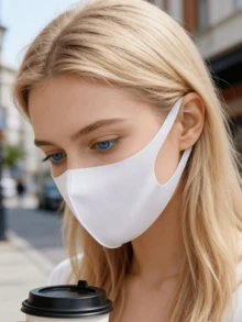 1pc/3pcs/4pcs 3D Slim Fit Spring/Autumn Face Mask - Washable, Fashionable, Soft, Unisex, Face Mask - 3D Protective Mask - View 5