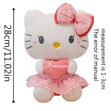 SANRIO 花朵图案毛绒娃娃，填充玩具，大型毛绒娃娃，儿童安抚娃娃，家居/汽车装饰，抱枕，沙发摆件，女孩礼物 - 彩色 - 查看 15