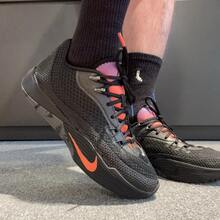 Giày bóng rổ cổ thấp Nike S.T. Flare thoải mái, nhẹ và bền, unisex, màu đen. - màu đen - Xem 7