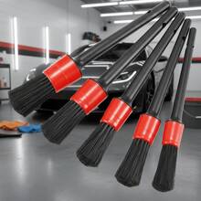 5pcs Car Cleaning Brush Set, Best Car Detail Brush Kit - Vent/Leather/Wheel/Interior/Seat/Detailing Brushes - Reliable Brushes - Multicolor - View 5