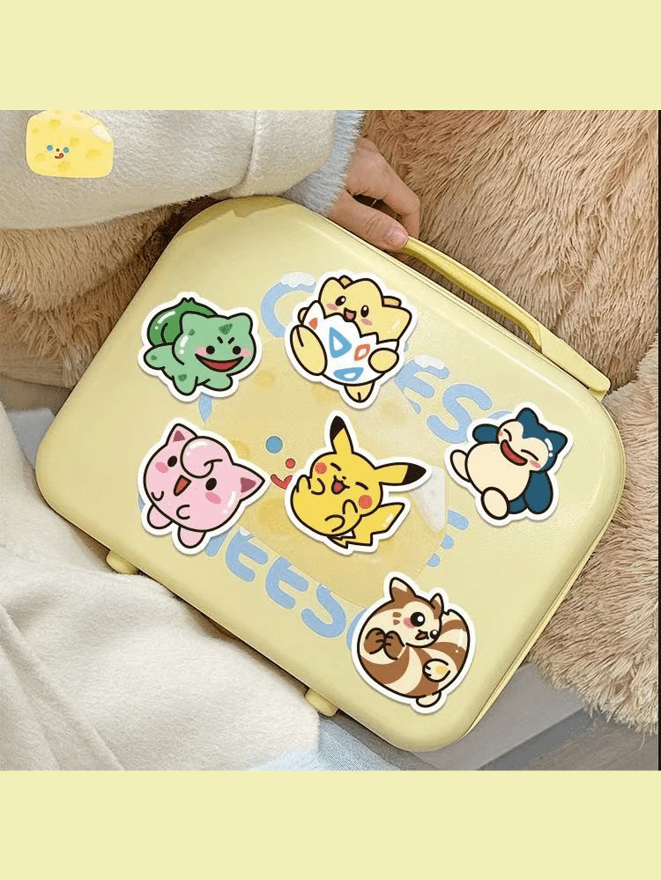 pokemon 53张热门宝可梦涂鸦贴纸，价格实惠，适用于剪贴簿、日记本、小龙、超梦包包、水杯、手机壳、电脑装饰等，防水，多场景适用，是馈赠佳品。 - 彩色 - 查看 1