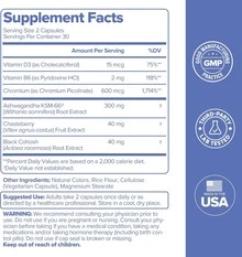 MENO Vitamins For Menopause - Hormone-Free Menopause Supplement For Women - Black Cohosh & Ashwagandha KSM-66 - Helps Relieve Hot Flashes, Night Sweats, Mood Swings - 30 Servings (Pack Of 1) - Menopause Vitamins - 查看 5