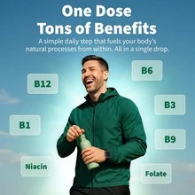 Vitamin B12 And B6 Liquid Drops, B12 Sublingual Vitamin B Complex - B 12 Vitamin 5000mcg - B12 Methylcobalamin For Energy, Brain, And Heart Support With 27,200 Mcg, Raspberry, 80 Servings - 1 Pack - 查看 3