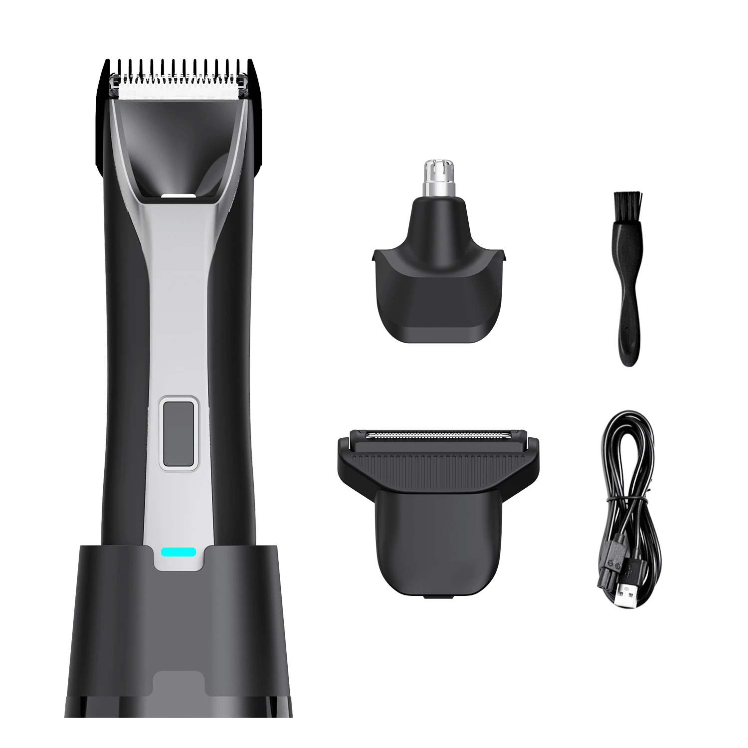 男士电动剃须刀，全身可水洗，可充电，续航时间长达90分钟，是馈赠佳品。 - 黑色 - 查看 1