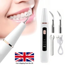 Dental Plaque Remover/Teeth Cleaner - Removes Stains, Tartar, And Calculus.Ultrasonic Electric Toothbrush Teeth Cleaning Teeth Whitening, Cheap Dental,Teeth Self Care, 3 Cleaning Modes, Timing Function, Built-In Lighting Spotlight, Suitable For Daily Teeth Cleaning At Home/Dormitory,The Perfect Gift For Your Partner! - Blanco - Ver 1