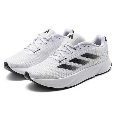  Adidas New DURAMO Lightweight Training & Racing Black & White Colorway Breathable Running Shoes IE7262