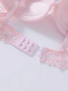 3件/組 女孩小胸/女性內衣性感內衣套裝 - 奢華墊肩托高內衣、薄墊、精緻蕾絲、高支撐、柔軟透氣面料、舒適穿著（建議選擇大一號） - 彩色 - 查看 7