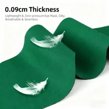 1PC Sleep Mask , Sleep Mask Blackout,Sleep Mask Bulk,Sleep Mask Weighted Soft Breathable Sleep Eye Mask With Adjustable Elastic Strap For Flight Nap,School,Back To School,Travel,Travel Essentials,Home Essentials,Eye Mask,Sleep Mask - Multicolor - View 4