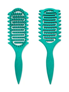 2035-brushes Cepillo rizador, adecuado para peinar, dar forma y fijar el cabello rizado, tanto para hombres como para mujeres, se puede usar en cabello seco o húmedo - Multicolor - Ver 37