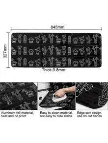 1/2pcs, Kitchen Oil Splash Guard, High-Temperature Resistant Stove Splash Guard For Cooking And Frying, Kitchen Supplies, Cooking Tools - Multicolor - View 7