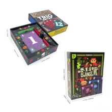 桌游：TRIO,JUNGO 3-5人，20分钟游戏时间，休闲聚会策略益智卡牌游戏，完美礼物和聚会游戏。 - 彩色 - 查看 2