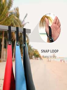 Juego de toallas de microfibra de secado rápido de tres piezas, toallas deportivas, adecuadas para la decoración del gimnasio y del baño de verano. - Rojo violeta - Ver 6