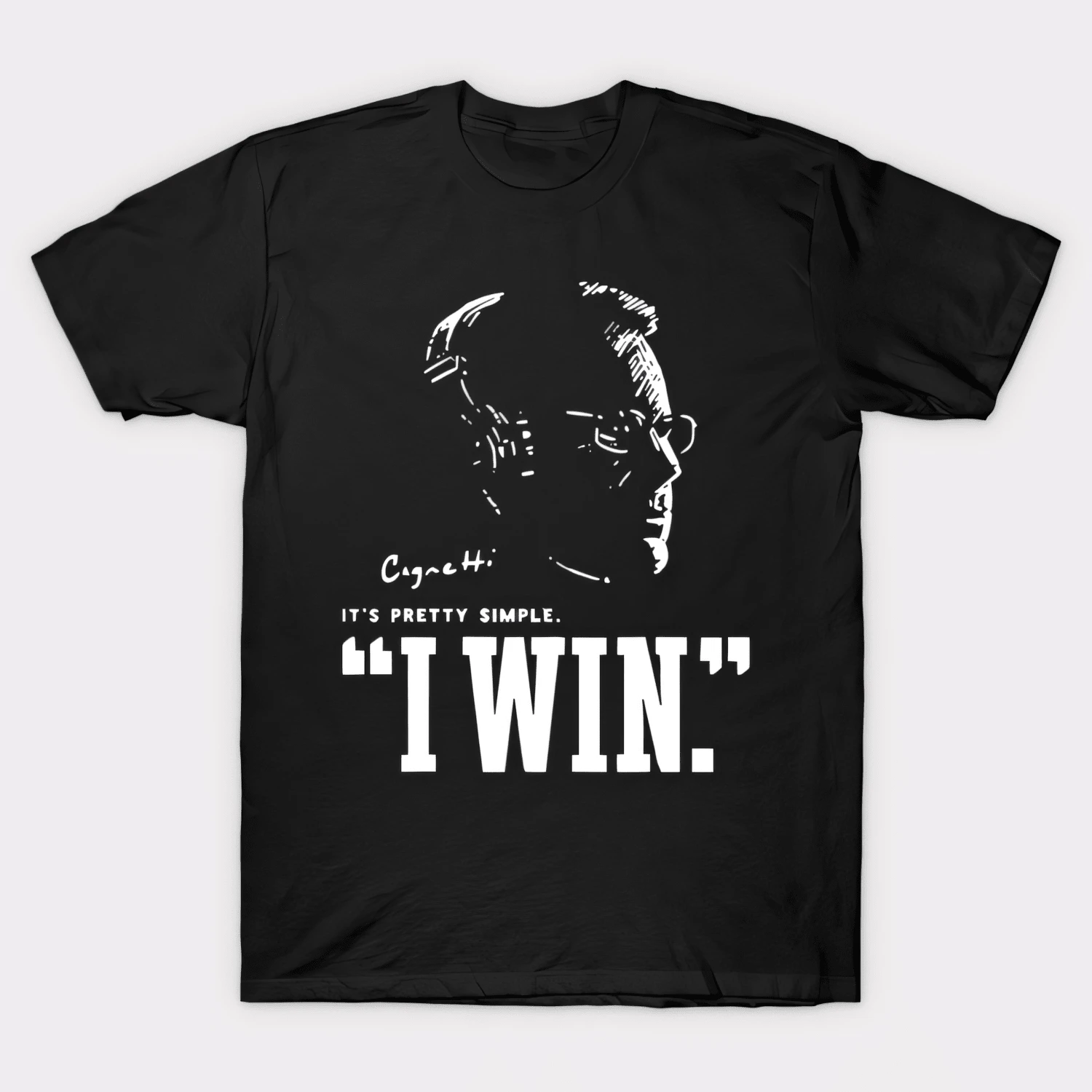 Cignetti I Win It's Pretty Simple T-Shirt - Black - View 1