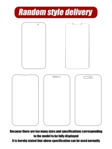 5pcs Ultra-Clear, Scratch-Resistant, Tempered Glass Screen Protector, Compatible With IPhone 11/12/13/14/15/16/17/17 Pro Max - Clear - View 7