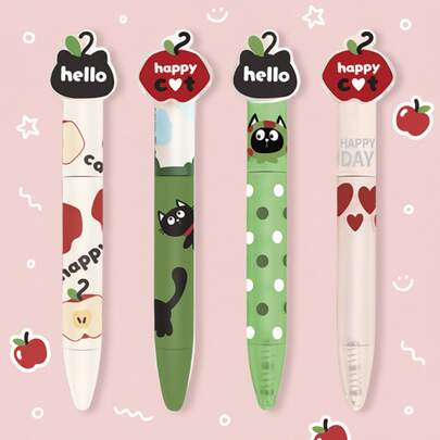 Cute Cat Rotating Gel Pen