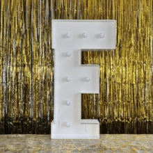 3ft Warm Yellow Lighted Letter Sign, Large Illuminated Marquee Letter Light, Suitable For Graduation, New Year, Christmas Decoration - Yellow - View 24