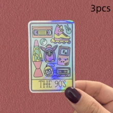 90s Style Stickers, Suitable For Laptops, Notebooks, Water Bottles, Gaming Devices, Desks And Personal Areas, Ideal For Retro Gaming Enthusiasts And Humor Lovers - Multicolor - View 16