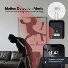 Cámara de inalámbrica WiFi Full HD 1080P, cámara para el hogar con visión nocturna a todo color, audio bidireccional, detección de movimiento, punto de acceso incorporado, adecuada para monitoreo de ancianos y mascotas - Multicolor - Ver 4