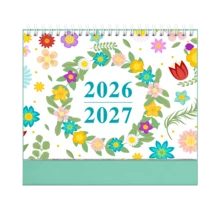 Lịch để bàn tối giản dành cho cặp đôi năm 2026, 18 tháng, đếm ngược 365 ngày, sổ kế hoạch hàng tháng. - Mảnh duy nhất - Xem 11