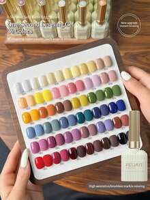 XEIJAYI 15ml Gel Nail Polish - Long-Lasting Glossy, Highly Saturated Shine, Sturdy & Durable Nail Gel, Suitable For Nail Salon DIY And Women's Gifts - Multicolor - View 1