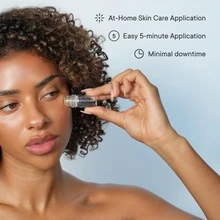 Hoygi Micro Infusion System For Face - Hydrating Peptide & Hyaluronic Acid Serum Set - Skin-Smoothing Radiance Set - At Home Facial System Beauty Tool, 1-Month Supply - Hyaluronic Acid - 查看 2
