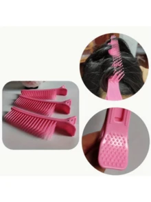 Hairdressing Salon Haircut Dyeing Positioning Partition Multifunctional Partition Clip Hair Styling Tools - Black - View 5