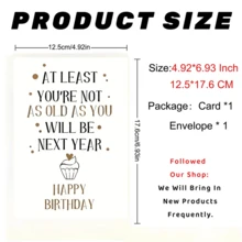 A Funny Birthday Card With An Envelope - Perfect Gift Card For Family And Friends, Fun Birthday Cards, Birthday Card Gifts - Sets - View 2