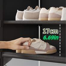 Extra Large Dustproof Shoe Rack, Holds 24/32 Pairs Of Shoes - Transparent Strong Carbon Steel Sports Shoe And Boot Storage Rack- Ideal For Bedroom, Garage, Office - Easy Assembly, Space-Saving Design, Shoe Storage Organizer, Best For Christma - Multicolor - View 6