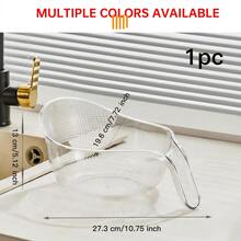 1个塑料淘米器，9x5英寸，带细孔和符合人体工程学的手柄，多功能果蔬清洗碗，小巧轻便，高效沥水和冲洗 - 一個 - 查看 3