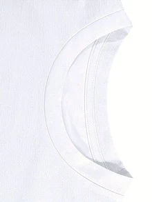 Fashion Speed Totem: HAYABUSA Logo Motorcycle Racing Aesthetic Double-Sided Print Short-Sleeve Round Neck T-Shirt, Men'S Casual And Comfortable Daily Commuting Outfit, Breathable Fabric, Men'S Clothing - 白色 - 查看 7