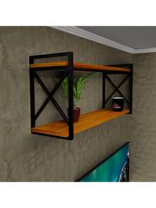 Industrial Style Shelf Mod X 20x60 No Tube 15x15 - màu đen - Xem 6