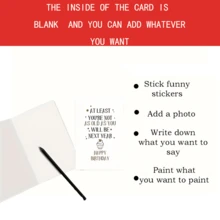 A Funny Birthday Card With An Envelope - Perfect Gift Card For Family And Friends, Fun Birthday Cards, Birthday Card Gifts - Sets - View 5