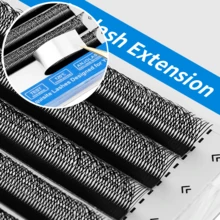 5D Brazilian Volume False Eyelashes 0.07D Faux Mink Natural Soft And Smooth - 0,07 ngày - Xem 8