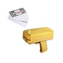 Money Spray Gun Toy, Fake Banknote Spraying Gun, Money Scattering Toy Gun, Handheld Cash Gun Fake Currency Dispenser Money Spray Toy - Gold - View 13