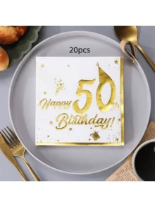 20/30pcs Disposable Folding Dessert Napkins, Suitable For Dinner, Wedding, Birthday Party, Bridal Shower, Anniversary, Ramadan And Other Occasions, Elegant Lace Banquet Napkins - A - View 13