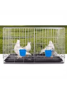 20pcs Chicken And Rabbit Feeders Suitable For Cages, Hanging Chicken Water Feeding Cups, Plastic Bird Feeder Seed Bowls - Feeder - View 6