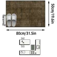 1pc Floor Mat/Rug (Rug, Carpet, Area Rug, Bath Mat, Bath Rug, Door Mat, Runners, Runner Rug), European Classic Bohemian - Classical Striped Floral - Long Striped Rug, Bathroom, Kitchen, Doorway, Entrance, Hallway, Bedside, Living Room, Bedroom, Etc.) + All-Season Soft Washable Rug, Home Decor - Multicolor - View 15