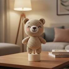 2 Giá đỡ trưng bày móc len mang thông điệp tích cực, đế gỗ điều chỉnh được cho búp bê móc len, giá đỡ trưng bày theo bộ, giá đỡ trang trí cho búp bê móc len thể hiện cảm xúc/Rùa móc len mang thông điệp tích cực/Khoai tây móc len mang thông điệp tích cực/Dưa chua móc len mang thông điệp tích cực - Màu gỗ (2 cái) - Xem 8