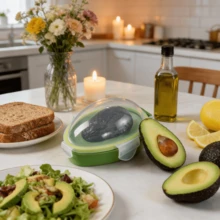 Reusable Avocado Fresh Keeper - Flip Top Plastic Storage Pod ...