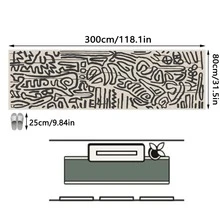 Thảm trải sàn/thảm trang trí/thảm nhà tắm/thảm cửa/thảm dài hiện đại, họa tiết hình học trừu tượng, mềm mại, có thể giặt được, thích hợp cho phòng tắm, nhà bếp, lối vào, hành lang, phòng ngủ, phòng khách, đa năng cho mọi mùa. - Nhiều màu - Xem 17