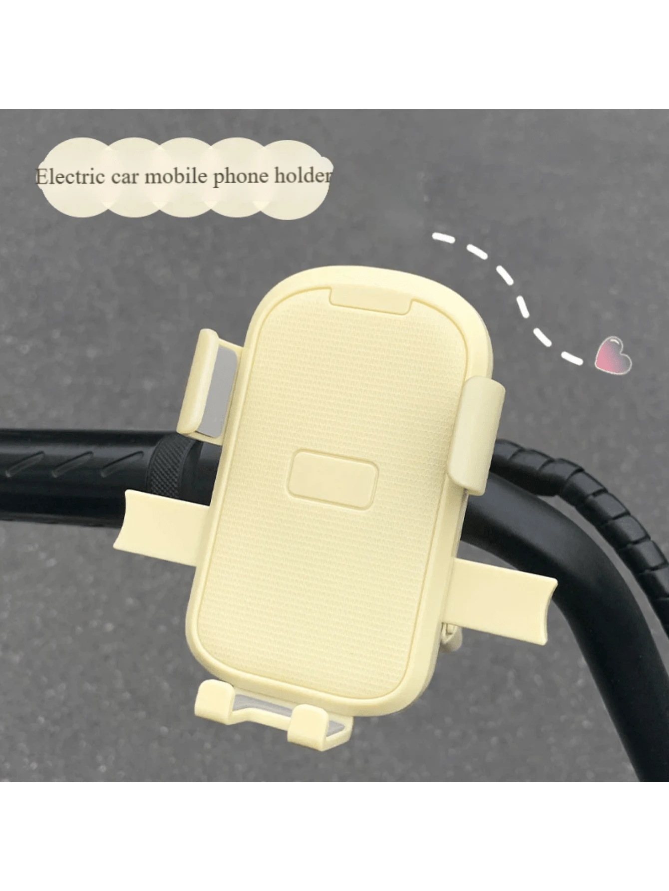 Adjustable Cell Phone Handlebar Mounts 1pc Bicycle/Motorcycle Phone Navigation Holder, Delivery Rider Phone Bracket, Automatic Lock Electric Bike Riding Holder Valentine's Day Gift