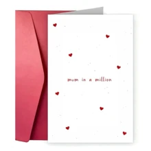 1pc Romantic "You're My Favorite Person" Anniversary Card With Heart & Pink Star Design - Love Note For Husband, Wife, - Elegant Handwriting Font Valentine's Day, Gifts For Boyfriend, Girlfriend, Fiancé (Paper Message Mother's Day Card Birthday Card - Multicolor - View 8